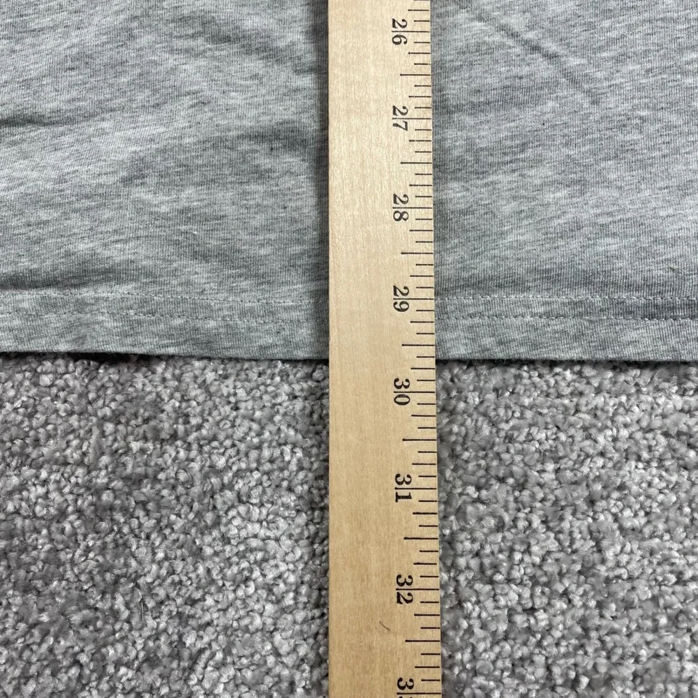 Polo Ralph Lauren T Shirt Mens Large Rainbow Logo Crew Neck Long Sleeve‎ Gray